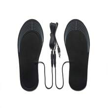 1双全脚电加热鞋垫，加热面积大，USB供电，自动加热，过热保护，USB即插即用，适用于滑雪、露营、狩猎和健身，露营装备，露营必备品。 - 黑色 - 查看 8