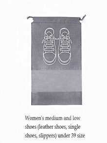 5/10个装旅行便携鞋袋 - 防水透明袋，无纺布鞋整理袋，衣柜整理袋，防尘袋，衣物分类挂袋