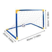 Portera De Ftbol Porttil Plegable 44 De Plstico Infantil, Red Deportiva Ligera para Entrenamiento y Juego Exteriores e Interiores, Adecuado para Nios y Patios Traseros - Colores surtidos - Ver 10