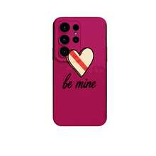 1PC Phone Case,  Heart Stripe Be Mine , Stylish Phone Case, Phone Decoration, All-around Lens Protection, Creative Small Gift, Funny Gift for Boys and Girls - Negro - Ver 7