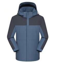 Women Shell Jackets - Dusty Blue - View 4