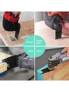 10Pcs Universal Saw Blade Oscillating Saw Blades Fast Fit Mixed Blades Oscillating Saw Blade Kit Multitool Blades For Metal, Wood, Plastic, MDF & More - Multicolor - View 8