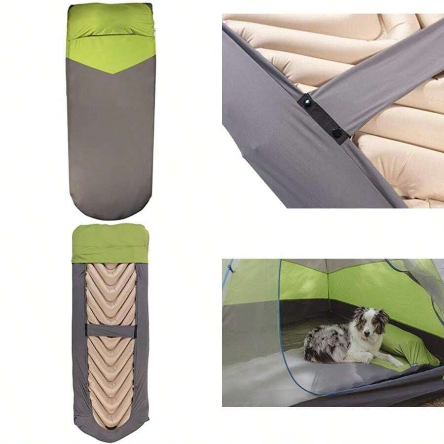 Klymit - Sábana en V para tu Almohadilla de Dormir estática en V (Nueva)(Luxe (76 x 30 pulgadas)) - Multicolor - Ver 1