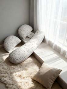 Pregnancy Nursing Pillow, Maternity Side Sleeper Support Pillow, Pregnancy Supplies, Leg Wedge Pillow - Multicolor - View 10