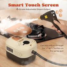 Moongiantgo Limpiador de vapor de mano, vaporizador portátil de alta presión para limpieza para el hogar, cocina, baño, máquina de limpieza a presión para detalles de automóviles, baldosas de lechada, - Tipo A - Ver 3