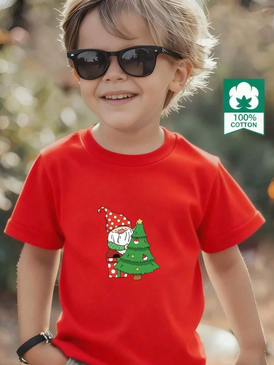 Young Boys T-Shirts - Red - View 1