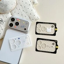 1pc Compatible With IPhone 17 Pro Max Cartoon Lens Protector Film