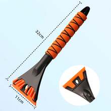 1pc Multi-Function Car Snow Shovel, With Deicing & Defrosting Features, Dual-Sided Snow Brush, Retractable Snow Shovel, Auto Accessories, Winter