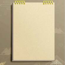 A5 60 Pages Squared Notebook, Diary, Sketchbook, Stationery, Writing Pad, Office & School Supplies - Multicolor - View 7