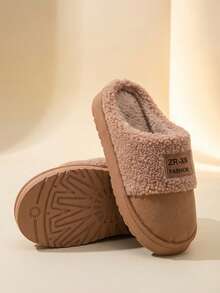 Zapatillas de Casa Slip-On - Plantilla Antideslizante y Suela Calzado Suave para Interior/Exterior para Mujeres y Hombres, Colores Pastel - Camello oscuro - Ver 5