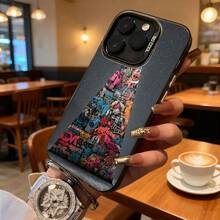 Funda de Teléfono Diseño de Pirámide de Arte Graffiti Gris Para Modelos de  y  Ideal para Regalo en Todas las Estaciones - Plateado - Ver 3