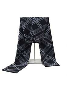 1 chiếc khăn quàng cổ unisex mùa thu đông in chữ, làm từ chất liệu giả cashmere, thiết kế chữ hai mặt. Ấm áp, chống lạnh và đa năng - Món quà tuyệt vời dành cho người yêu, gia đình và bạn bè vào các dịp lễ hội, kỷ niệm và sinh nhật. - Nhiều màu - Xem 9