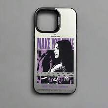 Funda de teléfono M- BeerS Singer para 17 16 15 14 13 12 11 Pro Max, multicolor, mate, láser, metálica, aurora - Z4 - Ver 9