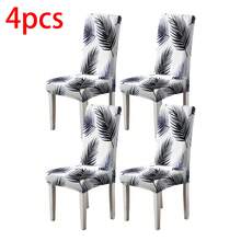 1/4/6/100 pezzi Coprisedia natalizi in tessuto elasticizzato, Coprisedia per casa/hotel/ristorante/sala da pranzo, Decorazioni natalizie a tema cartoni animati - Multicolore - Visualizzare 32