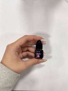 1支/2支/3支/4支/5支装 专业睫毛嫁接胶水，5毫升/12毫升，强力粘合，1-2秒速干，持久6-7周，低致敏性，塑料瓶包装，适用于DIY嫁接睫毛，家用睫毛胶，嫁接睫毛胶，黑色，敏感肌友好，速干防水，单根睫毛胶，持久DIY嫁接睫毛胶，强力粘合睫毛胶，睫毛胶 - 黑色 - 查看 5