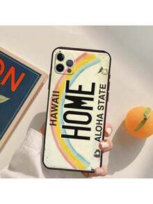 Funda de Placa de Licencia Vintage de Hawái Aloha Compatible con 16 15 14 13 12 11 Pro Max XS XR X 12 13 Mini 16 15 Plus Fundas, Funda compatible con funda  17 pro max, funda  17 pro, funda  17, funda  16, funda  16 pro max, funda  15 - AB2808 - Ver 4