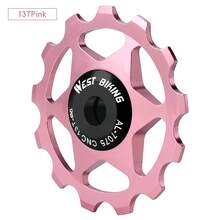 WEST BIKING 1Pc Bicycle Guide Wheel Bike Derailleur Jockey Wheel 13T/11T Road Mountain Bike Transmission Chain Guide Ball Bearing - Multicolor - View 22