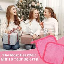 2pcs Reusable Makeup Remover Cloths, Ultra Soft Microfiber Face Towels, Suitable For All Skin Types, 6" X 6" Women's Facial Cleansing Cloth - Multicolor - View 8