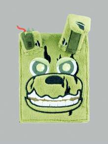 High-Quality 3D Stereo Bi-Fold Faux Fur Wallet Fashion Personalized Card Holder ID Card Slot - Olive Green - View 9