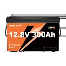 Yeagulch 12.8V/200/300/400/600Ah LiFePO4 Lithium Battery Low Temperature Home Energy Storage Motorcycle Marine - 12V 100A - View 1