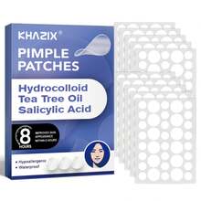 732/372/120pcs Acne Pimple Patch, Salicylic Acid Material, Gentle & Non-Irritating, Alcohol-Free, Suitable For All Skin Types - Blue - View 10