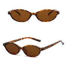 1/2/3/4/5pcs Geometric Plastic Full Frame Multi-Color Leopard Print Retro Personalized Women's Fashion Glasses - 3pcs - View 7