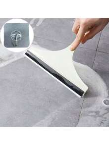 1pc Soft Rubber Glass Scraper, Suitable For Cleaning Windows, Floors And Bathroom Tiles; Great For Home And Bathroom Decor, Autumn Decor And Back To School, Also Usable In Kitchen And Shower - Multicolor - View 9