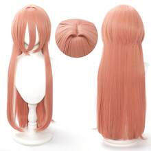 40英寸短款合成假发，带刘海，男女通用，适合男士佩戴，层次感直发，无胶耐热纤维，高密度，外观自然