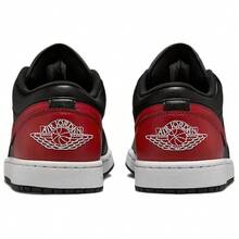 Air Jordan 1 Low 'Bred' Black Varsity-Red White Sneakers Men 553558-067 - 彩色 - 查看 5