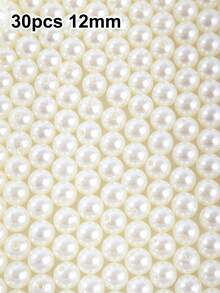 3-20mm ABS Faux Pearl Beads, Loose Round Craft Beads For Jewelry Making, DIY Handmade Needlework Pearl Necklace Bracelet - Pearl Beads - View 26