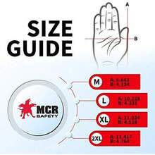 Safety ® - Guantes de nailon aislados de calibre 15 para clima frío, interior de rizo ílico, revestimiento 3/4 , amarillo, mediano, 1 par(2 Count (Pack of 1)) - Multicolor - Ver 10