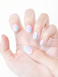 1 Tờ gồm 14 miếng dán móng tay gel tự dính, chống thấm nước và bền lâu, hình dán nghệ thuật móng tay 3D thời trang dành cho phụ nữ, bé gái, các buổi lễ tại nhà, tiệc khiêu vũ, ngày lễ, du lịch, làm móng nhanh, móng tay màu đỏ tía và lấp lánh bạc. - Nhiều màu - Xem 5