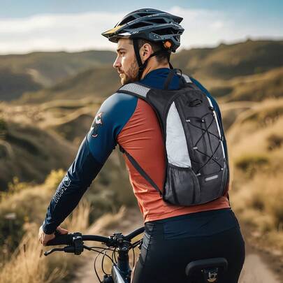 Hydration Backpack With 2L TPU Water Bladder, Hydration Pack Backpack, Lightweight Hiking Water Backpack For Men Women, Hydro Water Daypack For Hiking, Running, Cycling, Camping & Rave