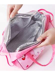 Sanrio Hello Kitty & Kuromi Insulated Lunch Bag, Cute Large Capacity Waterproof Lunch Tote Bag, Suitable For Women Office Use, Work/School/Christmas Gift - Multicolor - View 4