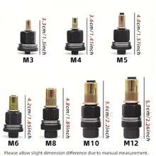 30-delars nitmutterverktygssats - Legerat stål, M3, M5, M8 industriellt nitmuttersättverktygssats, manuell nitpistol | Nittänger, lämplig för hemmafixare, möbler, bilreparationer och metallbearbetningsprojekt, herrverktyg, gör-det-själv-verktyg, multifunktionella verktyg