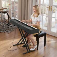 Weighted Digital Piano, 88 Keys Fully Weighted, Electric Piano Dual Keyboard & Speakers, With Sustain Pedal, Recording Function, 238 Tones, Wireless Connection, For Beginners, Without Stand - Xem 1