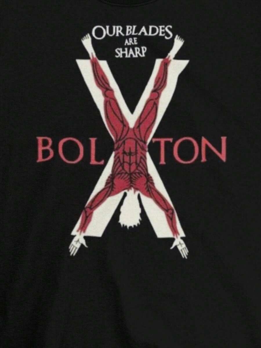 Game Thrones House Lton T-Shirt NWT Licensed & Official - 黑色 - 查看 1