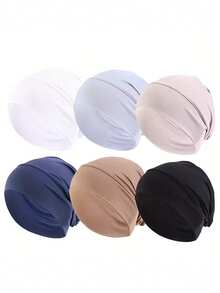 Muslim Skull Cap, Headscarf Cap, Headcover Cap And Wide Brim Cap. High-Quality Cotton Muslim Headscarf - Breathable And Soft, Suitable For Daily Wear.