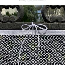 Extra Thick Stair Safety Net, Safety Rope Net, Balcony Protective Net, Child Stair Safety Net, Anti-Cat & Fall Net, Renovation Debris Falling Net, Farm Animal Barrier Net - Multicolor - View 5