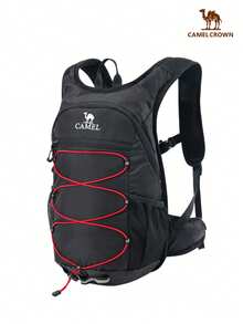 CAMEL CROWN Outdoor Hiking Backpack Travel Light Climbing Cycling Backpack - Black - View 1