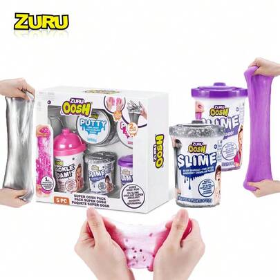 ZURU Super Oosh-paket - 2 spackel, 2 slem, 1 spräckskum! För åldrarna 4+