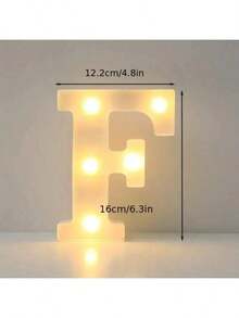 6.3IN Decorative Led Light Up Number Letters, White Plastic Marquee Number Lights Sign Party Wedding Decor Battery Operated Number - Nhiều màu - Xem 38