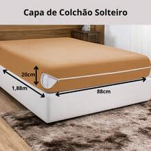 Mattress Cover With Zipper, Mesh Fabric - 米色 - 查看 6