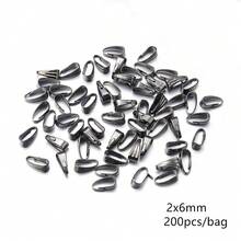 1 Pack Textured Iron Spring Clasps, 2x6mm Iron Pendant Clasps, Metal Diy Jewelry Making Findings, Necklace Clip Clasps - 2*6mm-12.2g/bag - View 13