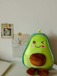 11.8 Inch/30cm Cute Plush Avocado Stuffed Doll, Soft Fruit Shaped Pillow Doll, Fluffy Plush Fruit Doll, Huggable Cute Plush Doll, Suitable As Gift For Friends, Valentine's Day, Christmas, Party, Mother's Day, Halloween, Children Pillow, Plush Doll, Avocado Themed Gift - Multicolor - View 10