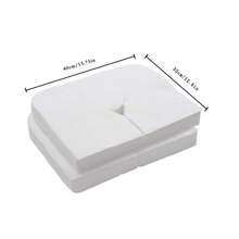 Disposable U-Shaped Pillowcases, Disposable Beauty Bedside Pillowcases, Elastic Non-Woven Fabric U-Shaped Pillow Travel Pillowcases, Non-Woven Fabric Super Soft Massage Facial Covers, Massage Table And Massage Chair Headrest Covers, Universal Size Beauty Salon SPA Facial Rest Covers. - Multicolor - View 9