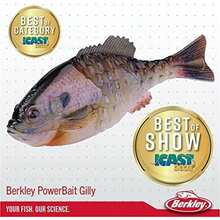 Berkley Gilly Fishing Soft Bait(90 mm HD Crappie) - Multicolor - Ver 7
