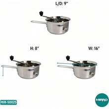 Mirro 50024 Foley molinillo de alimentos de acero inoxidable utensilios de cocina, Plateado, 1.9 litros, 1 - 3,3 litros - Ver 5