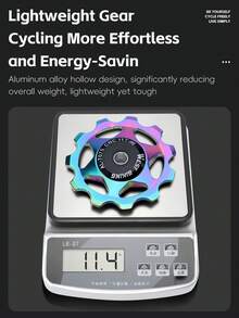 WEST BIKING 1Pc Bicycle Guide Wheel Bike Derailleur Jockey Wheel 13T/11T Road Mountain Bike Transmission Chain Guide Ball Bearing - Multicolor - View 9