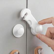 10pcs Safety Locks - Cabinet, Room And Drawer Pinch Protection Locks, Multi-Functional, Easy To Install